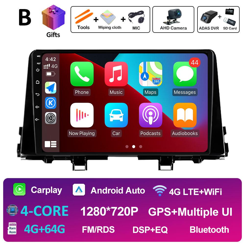 For Kia Morning 3 Picanto 2020 2021 Car Multimedia Video Radio Player Android Smart System Cooling fan DSP Stereo WIFI Head Unit