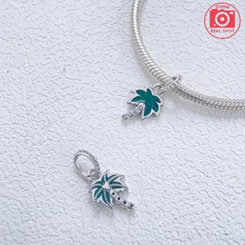 Climbing Frog Lotus Leaf Bead Components Copper Metal Charm Bead Component Green Enamel Craft Cute Animal Compatible With Women's Authentic Original