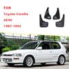 FOR Toyota Carola AE90 1987-1992 Mudguards Fender Mud Flap Guard Splash Mudgflaps Car Accessories Auto Styline Front Rear 4pcs
