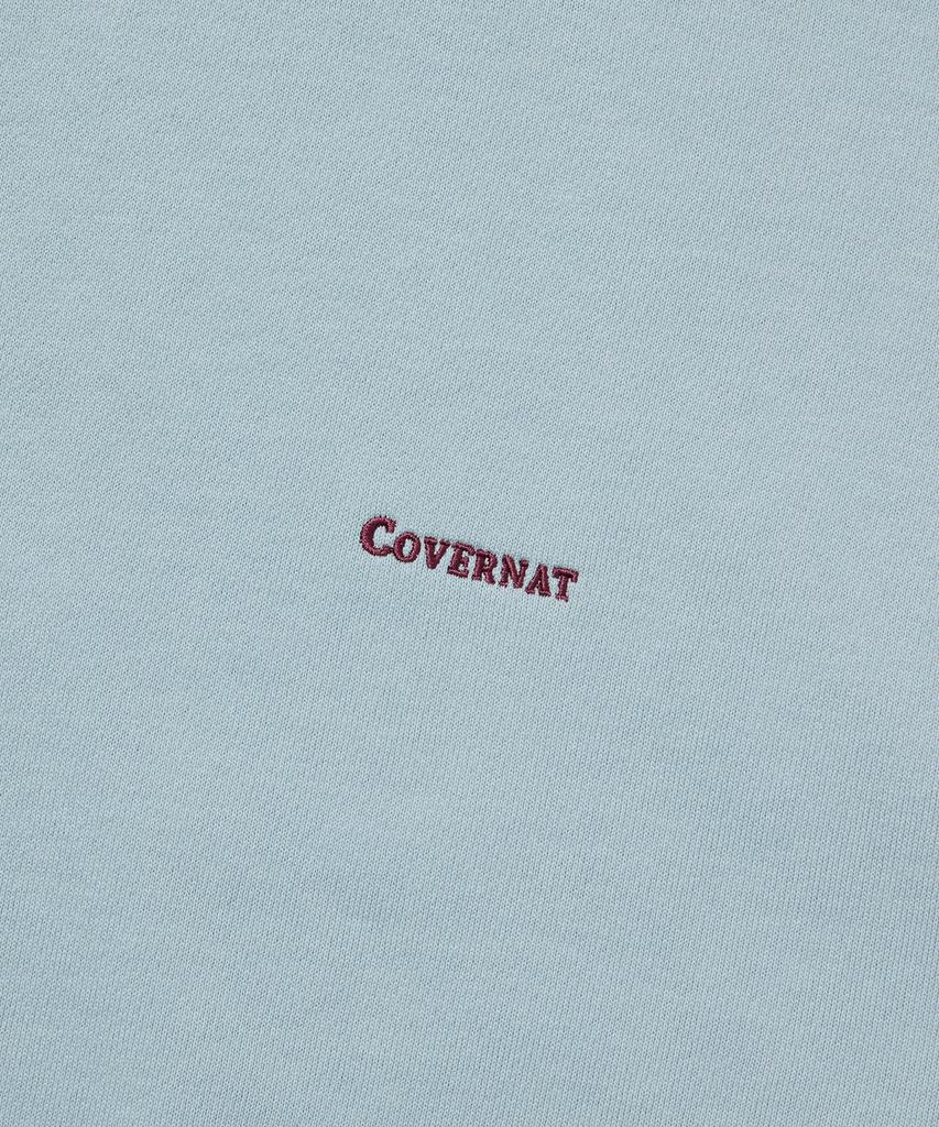 COVERNAT Small Logo Sweatshirt Light Blue