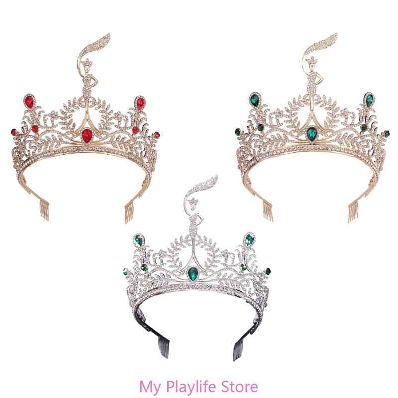 

Sparkling Crystal Princess Tiaras Delicate Crowns for Pageants Weddings Parties