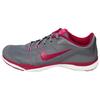 Nike Flex Trainer 5 Comfortable Soft Fabric Non-Slip Wear-Resistant Low-Top Running Shoes Women Sneaker Gray Red 724858-008