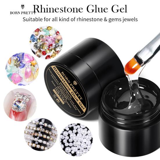 5 g lepidla na nehty Silné ingredience Rychleschnoucí Lepkavý Bezpečný Dlouhotrvající efekt Pasta na šperky Utěrka na nehty Bez drahokamu Jewelrys Lepidlo na zdobení nehtů