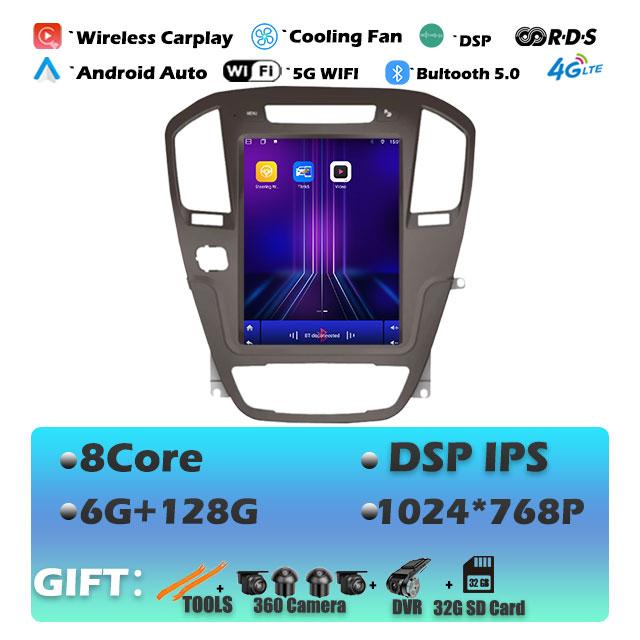 1024*768P For Opel InsigniaBuick Regal 2009-2013 Android 14 Car Radio Multimedia Video Player Navigaion Head Unit Stereo Audio