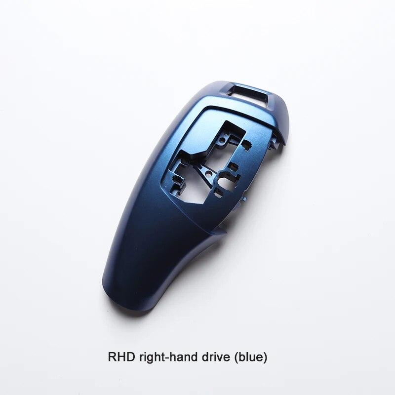 Auto LHD RHD Gear Shift Cover For BMW F10 F30 Head Knob Shifter Lever Interior Accessories Genuine Carbon Fiber 6 Colors
