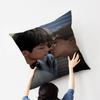 R-Revenged Love Movie Pillow Covers Cartoon Sofa Decorative Home Double-Sided Printing Short Plush Cute Cushion Cover