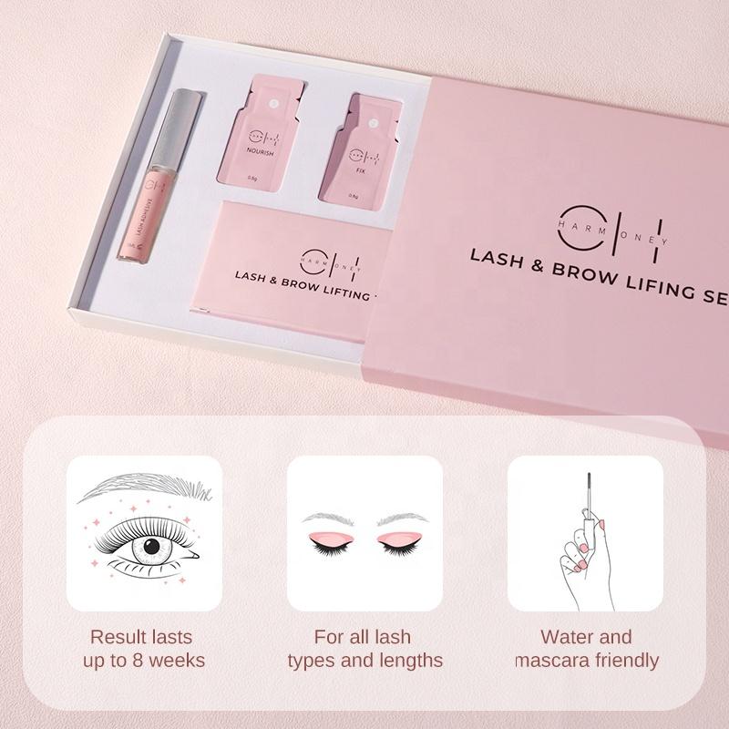Collagen Lash Lift Kit Eyelash Lifting Perming Lotion Eyelash Glue Lotion Kit for Salon & At Home Eyelashes Lifting