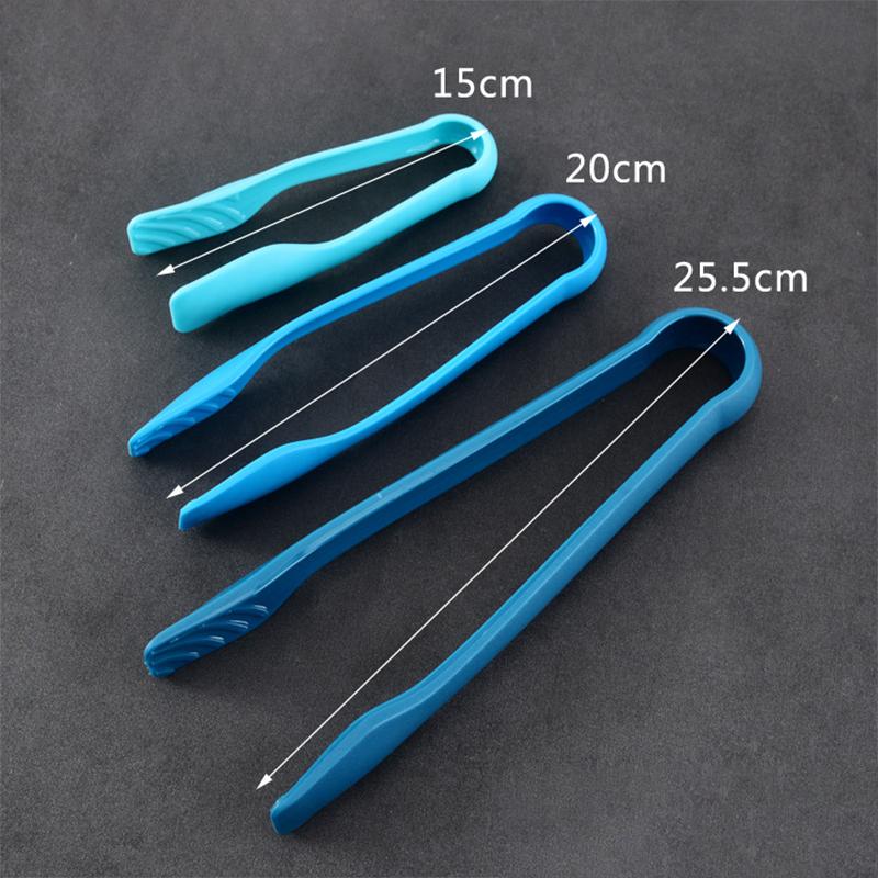 3Pcs/set Non-Slip Food Tong Food Grade Plastic Bread Tongs Salad Serving Tongs Kitchen Cooking Clip Clamp Bbq Tools Accessories