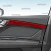 For Q4 e-tron 2021-2025 Real Soft Carbon Fiber Sticker LHD RHD Car Front Rear Door Trim Strip Sticker Panel.