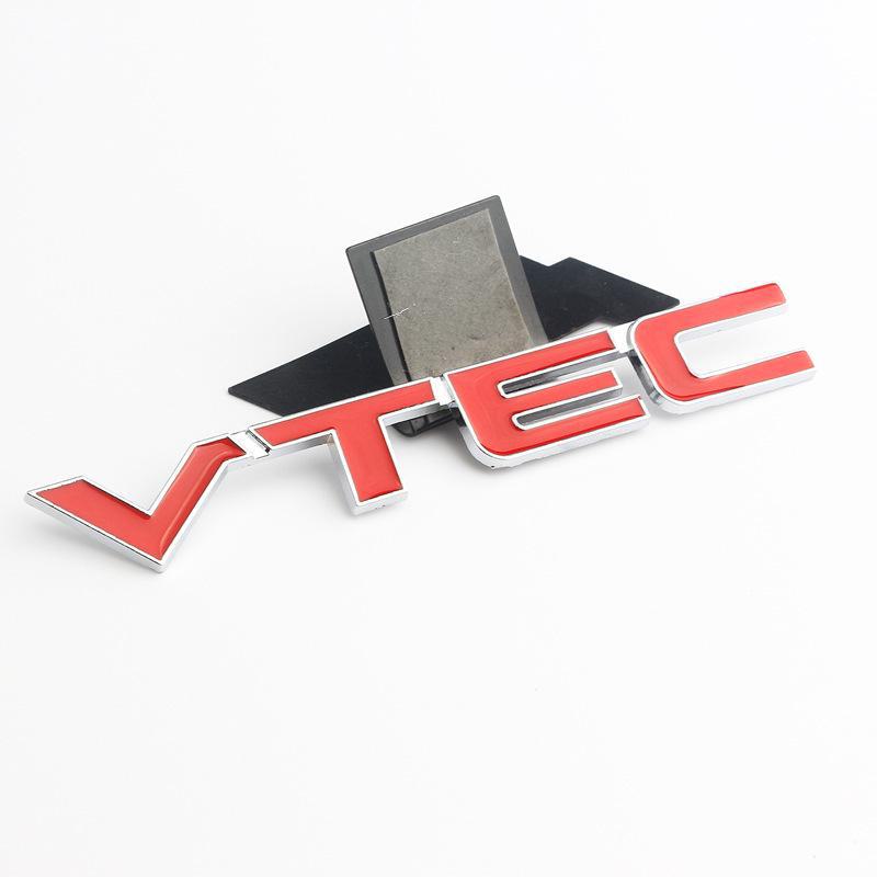 

Боковая и задняя наклейка-наклейка для модификации автомобиля Honda Civic Accord Odyssey CRV Spirior VTEC. красный/серебряный