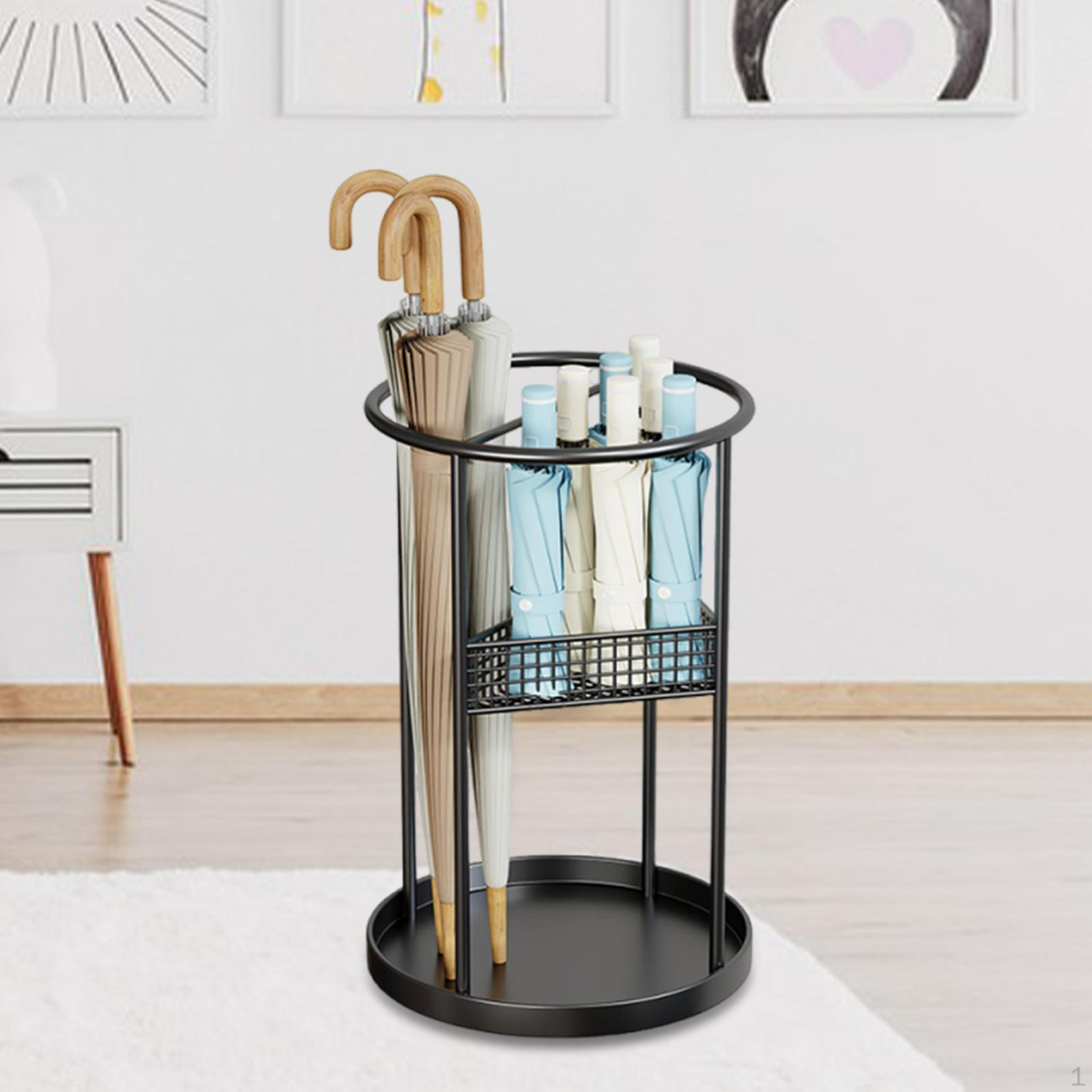 

Compact Umbrella Holder Barrel for Canes And Household Use чорний