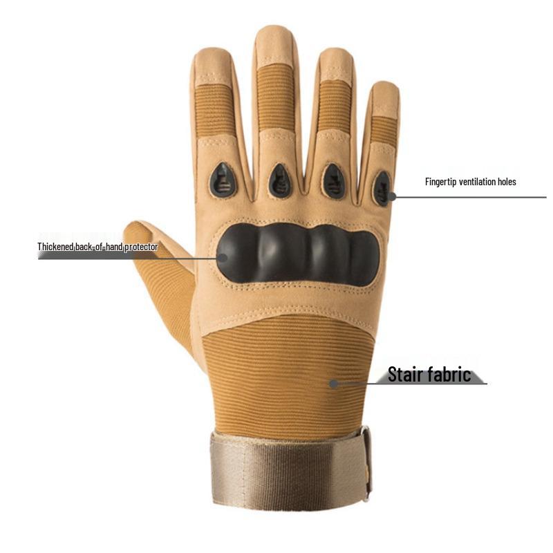 Unisex Tactical Cycling and Mountaineering Gloves - Half/Full Finger, Wear-resistant, Fingerless Fitness Gear.