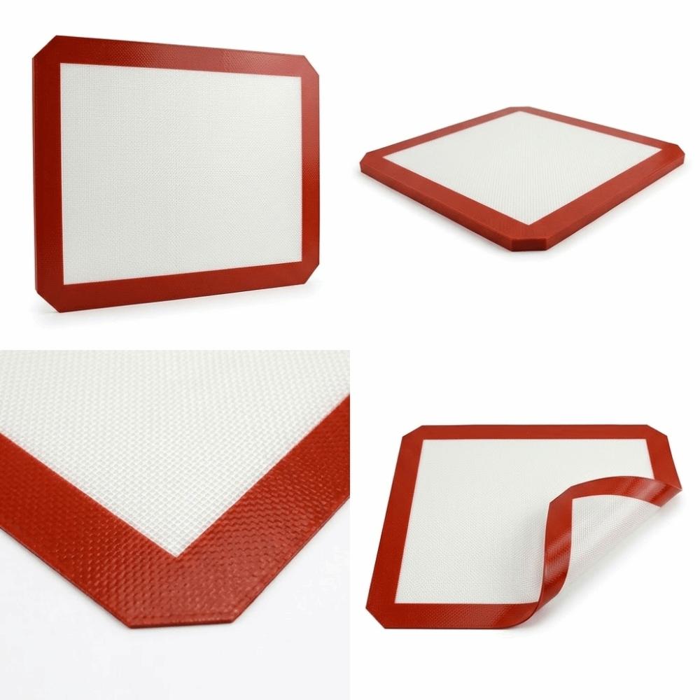 Silicone Silicone Baking Mat Food Grade Heat-Resistance Bakeware Mat Big Square Heat Insulation Baking Bakeware Tray Mat