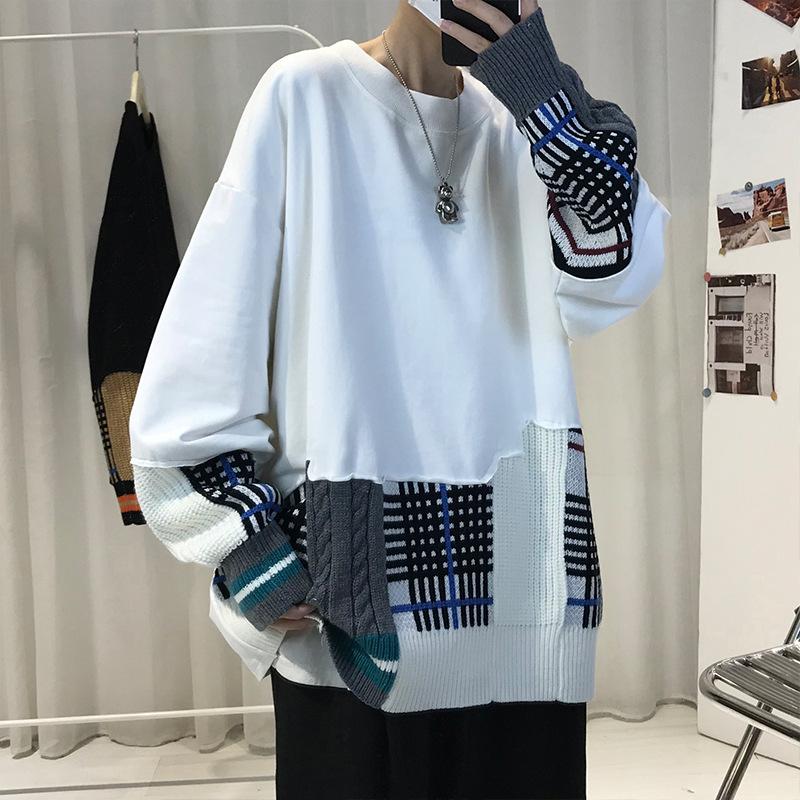 Autumn and Winter Sweaters for Men, Trendy and Personalized Bottoming Sweaters, Winter Thickened Warm Tops, New Casual Jackets