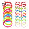 Novelty Drinking Straw Funny Glasses Straw, Creative Eyewear Tube for Parties, Bendable Flexible Juice Soda Milk Tea, Gag Gift Kids Adults Safe