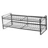 2 Tier Stackable Can Organizer for Pantry Carbon Steel Adjustable Can Storage Rack Holds Up to 64 Cans for Kitchen