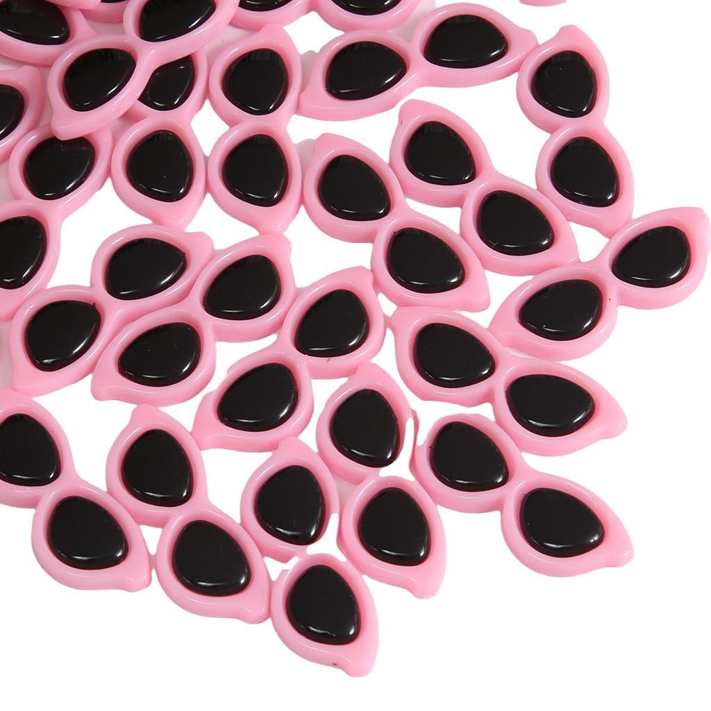 10 Buc. Acrilic Drăguț Cool Circular Ochelari Accesorii DIY
