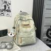 Rucksäcke für Mittel- und Oberschüler, Einfache Retro-Tie-Dye-Rucksäcke mit großem Fassungsvermögen für College-Mädchen, Rucksäcke für Männer