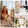 Hölzerner Boho Regenbogen Kuchenaufsatz Babyparty Partydekorationen für Jubiläum Hochzeit und Geburtstagsfeier Dekorationen