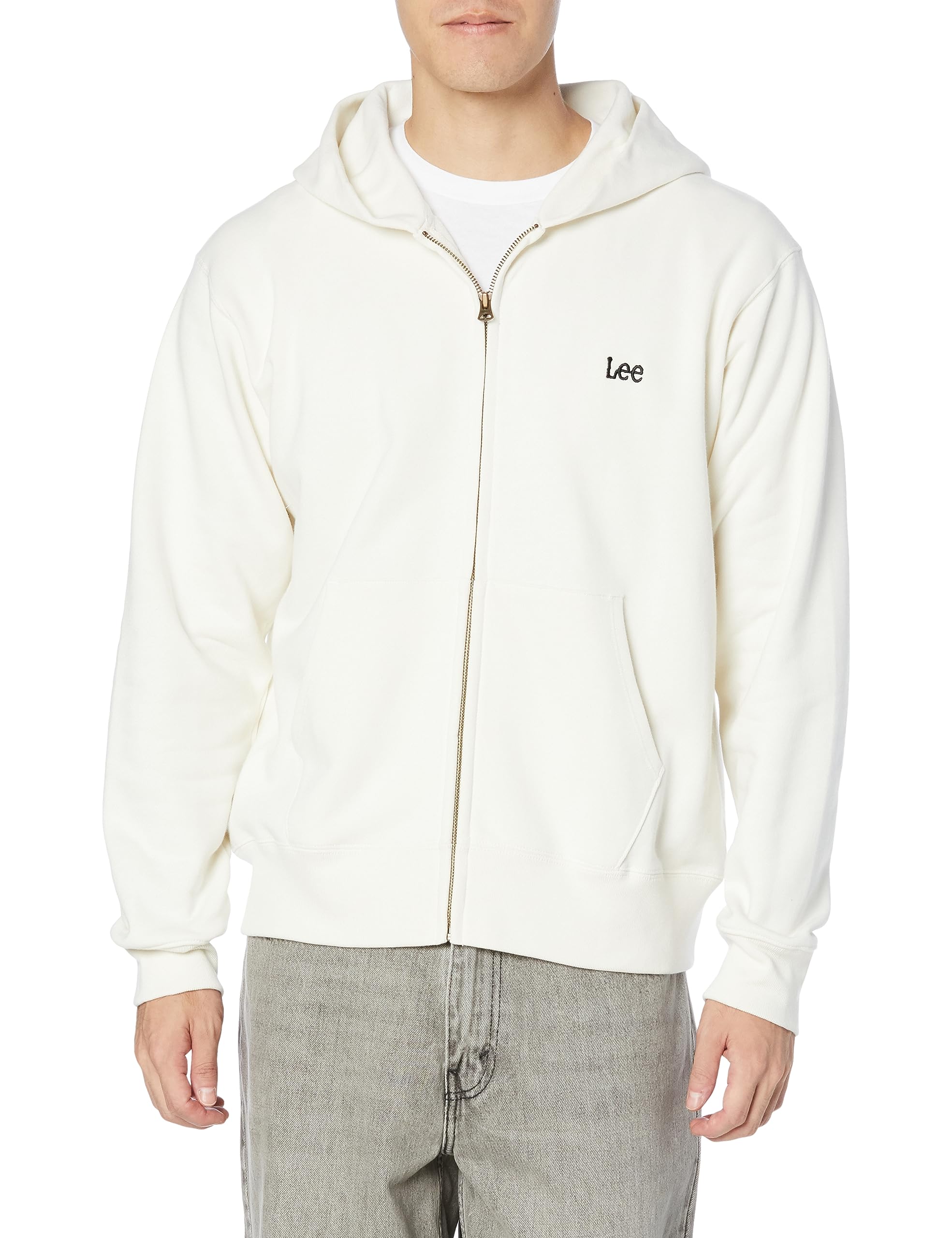 

Lee Back Print Logo Sweatshirt Hoodie, Off-White