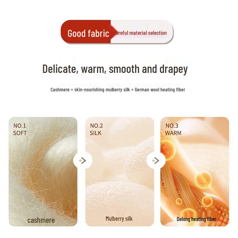 Pierre Cardin Women's Cashmere Blend Plush Lined Thermal Underwear