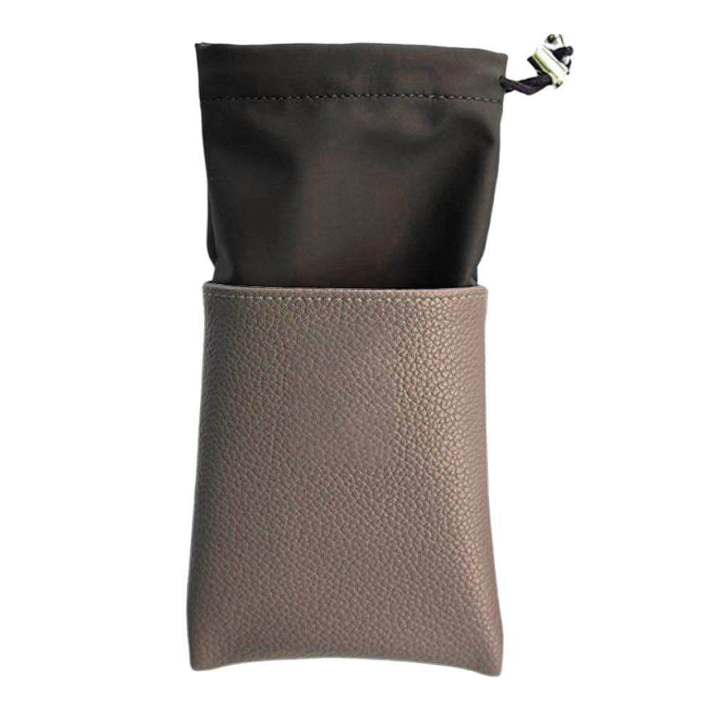 Drawstring Sunglasses Pouch PU Leather SunGlasses Holder Hanging Sunglasses  Eyewear Accessories