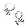 Delicate Bowknot Hoop Earrings Fashion Dangle Earrings Unique Gift for Fashionable Women and Girls