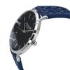 Coach Charles 41mm Men's Watch with Navy Dial, Silicone Rubber Strap, and Signature C (14602634)