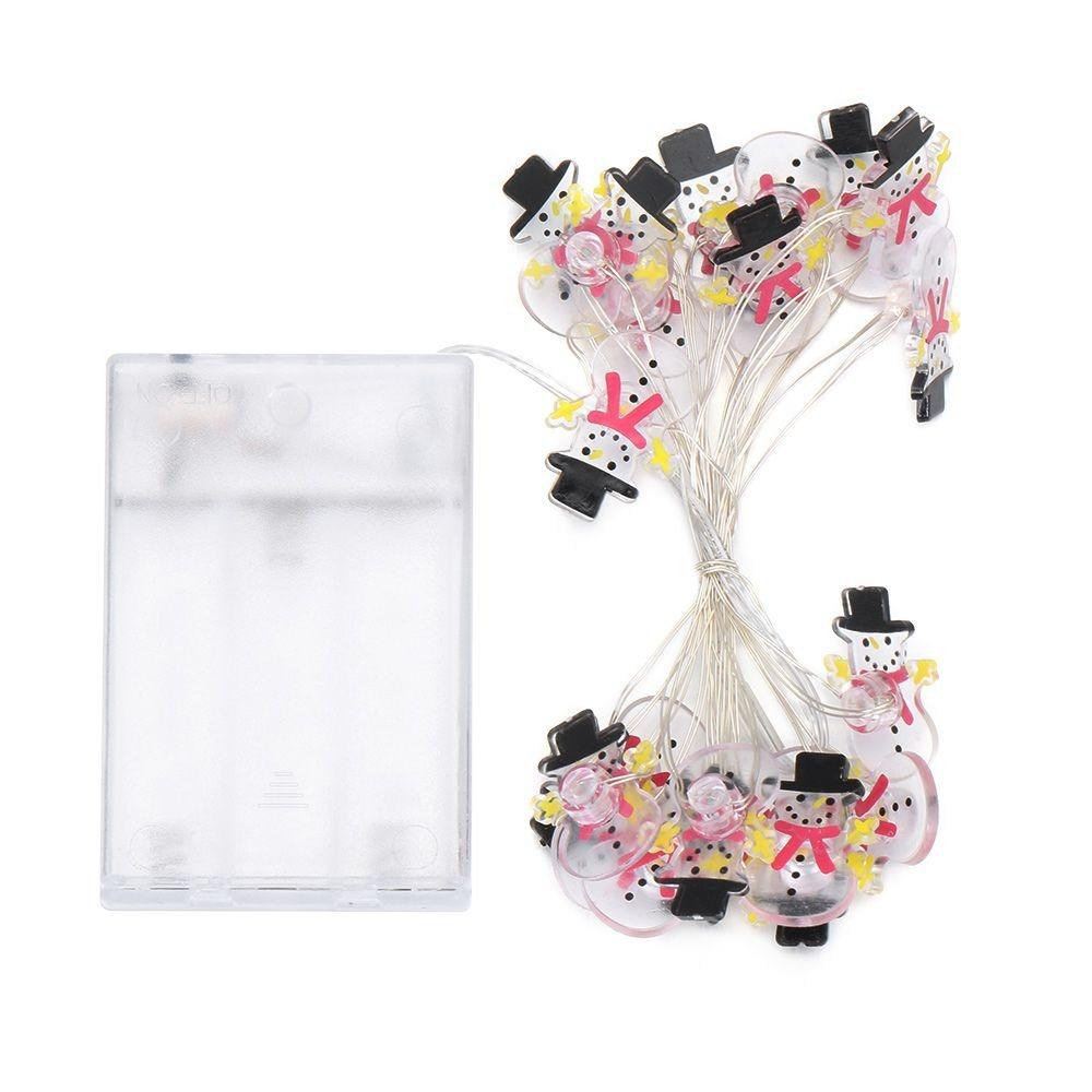 Elk Xmas LED Light String Santa Claus Christmas Lamp Gift Christmas Fairy Lights  New Year