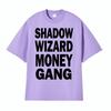 Joeyy Shadow Wizard Money Gang Stampa Lettere Magliette Divertenti Y2K Meme Maglietta Uomo Donna Moda Casual 100% Cotone Maglietta Top