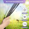 Polyester Screen Door Self-sealing and Door Screen Magnetic Self Adhesive Seal To Keep Bugs Out Retractable Screen Door