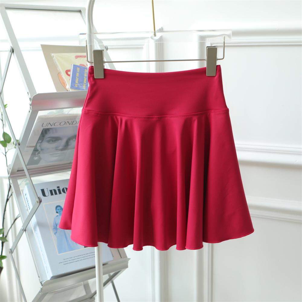 Women's High Waist Pleated Tennis Skirt with Built-in Shorts - Quick-Dry Fitness, Running, Yoga Mini Skirt