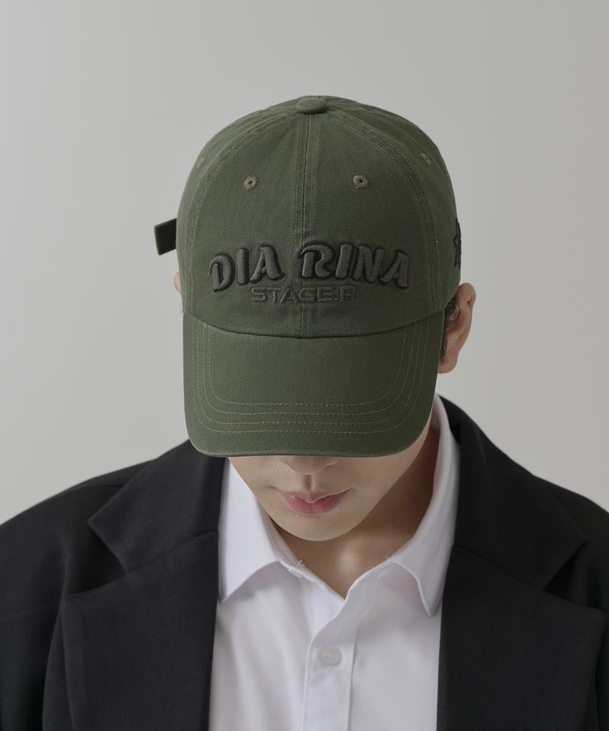 Seuteijial Diarina Washed Ball Cap [Khaki]