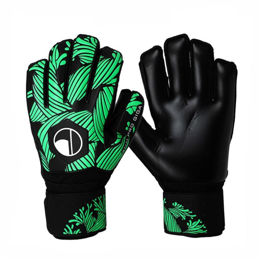 Thicken Latex Football Gloves Anti-Collision Goalie Gloves Durable Kids Goalkeeper Gloves