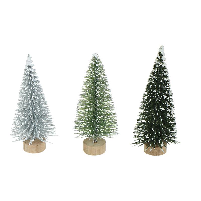 Hot DIY Mini Christmas Tree Small Pine Tree Placed In The Desktop Home Decor Christmas Party Decoration Kids Gifts For Home Xmas