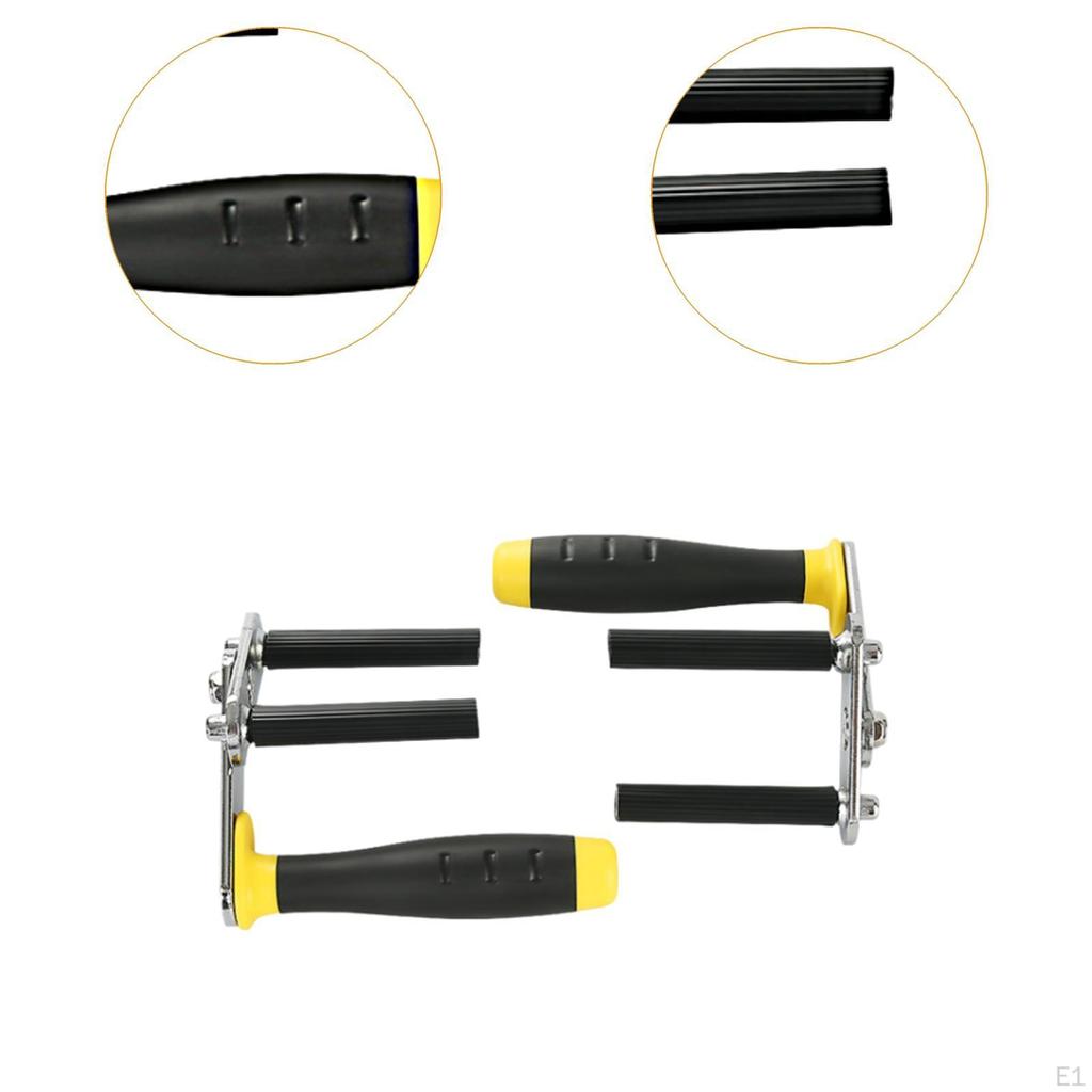 2x Portable Gypsum Board Lifter Carrier Drywall Gripper Lightweight Rubber Handle for Ceramic Tile