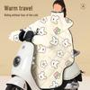 Thickened Winter Windproof Electric Bicycle Cover: Waterproof & Coldproof Plush Quilt