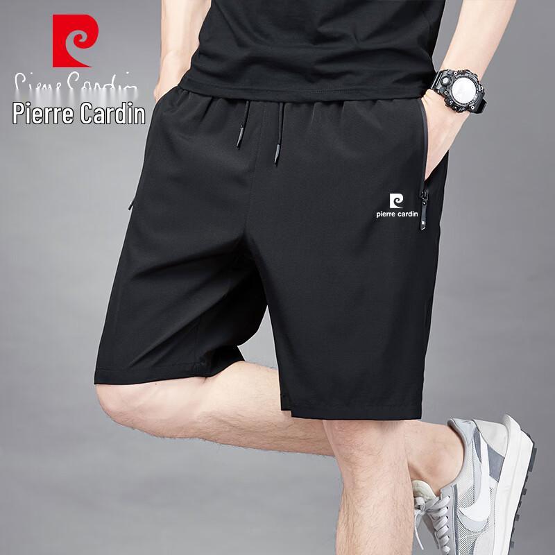 Pierre Cardin Men s Summer Breathable Outdoor Sports Casual Shorts 2XL чёрный
