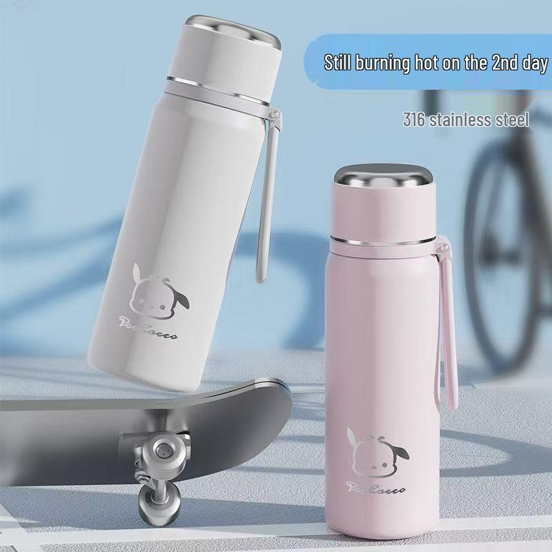 High-Capacity Insulated Water Bottle for Men and Women, 316 Stainless Steel, Portable Office Tea Infuser Cup