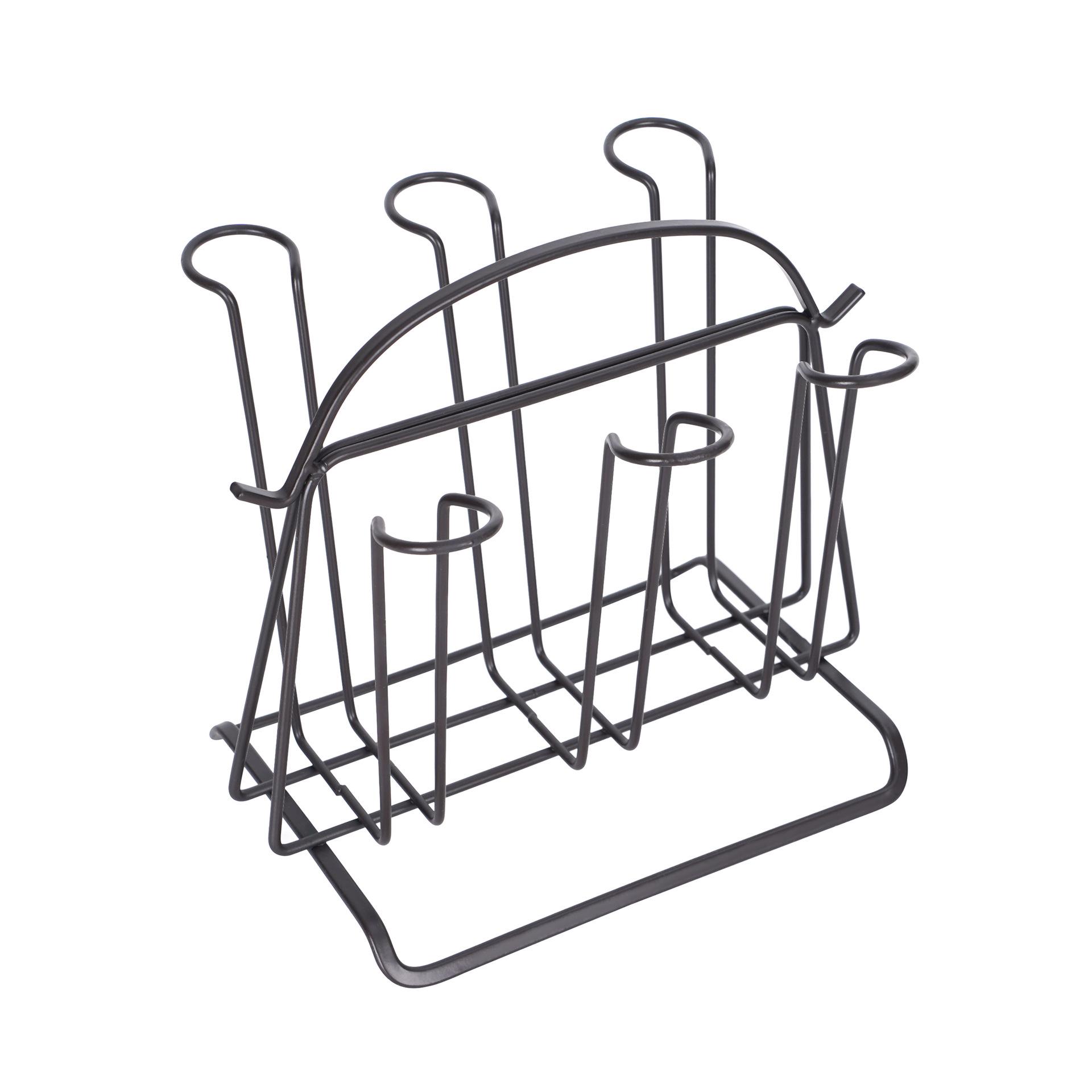 Japanese Wrought Iron Luxury Drain Cup Rack for Kitchen Living Room 1190₽