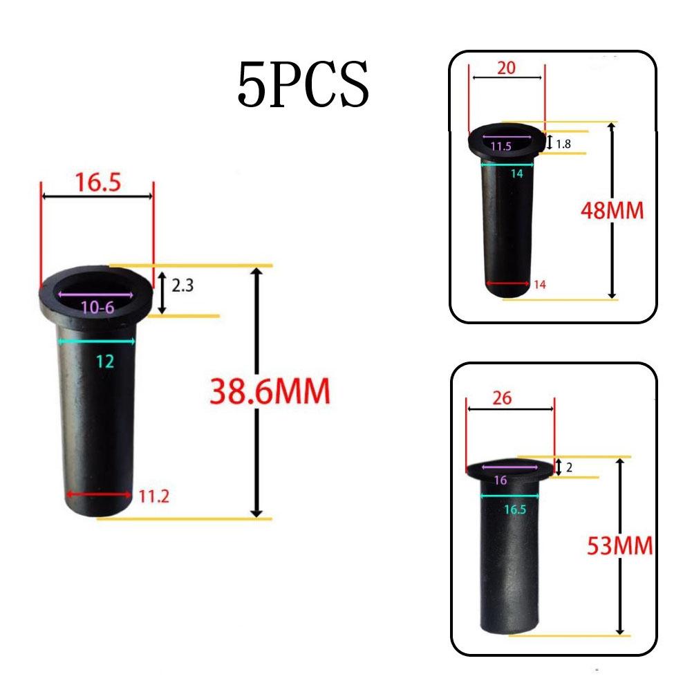 Parts Wire Sheath Protection Rubber Tools Useful 5 PCS