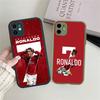 Famous Football Players C-CR7 For Silicone Matte Phone Case For iPhone 16 Pro Max 15 14 13 12 11 X XS MAX