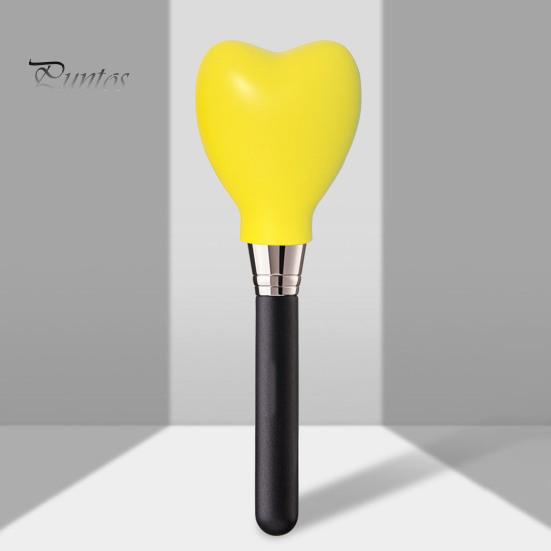 Brush Covers 3Pcs Makeup Colored Heart Shape Soft Dustproof Silicone Sleeve Protect Bristles Portable Blush Foundation Protective Case Accessories