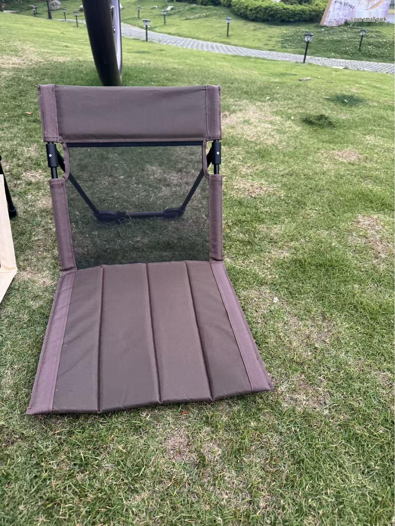 Portable Outdoor Aluminum Mesh Folding Chair with Backrest