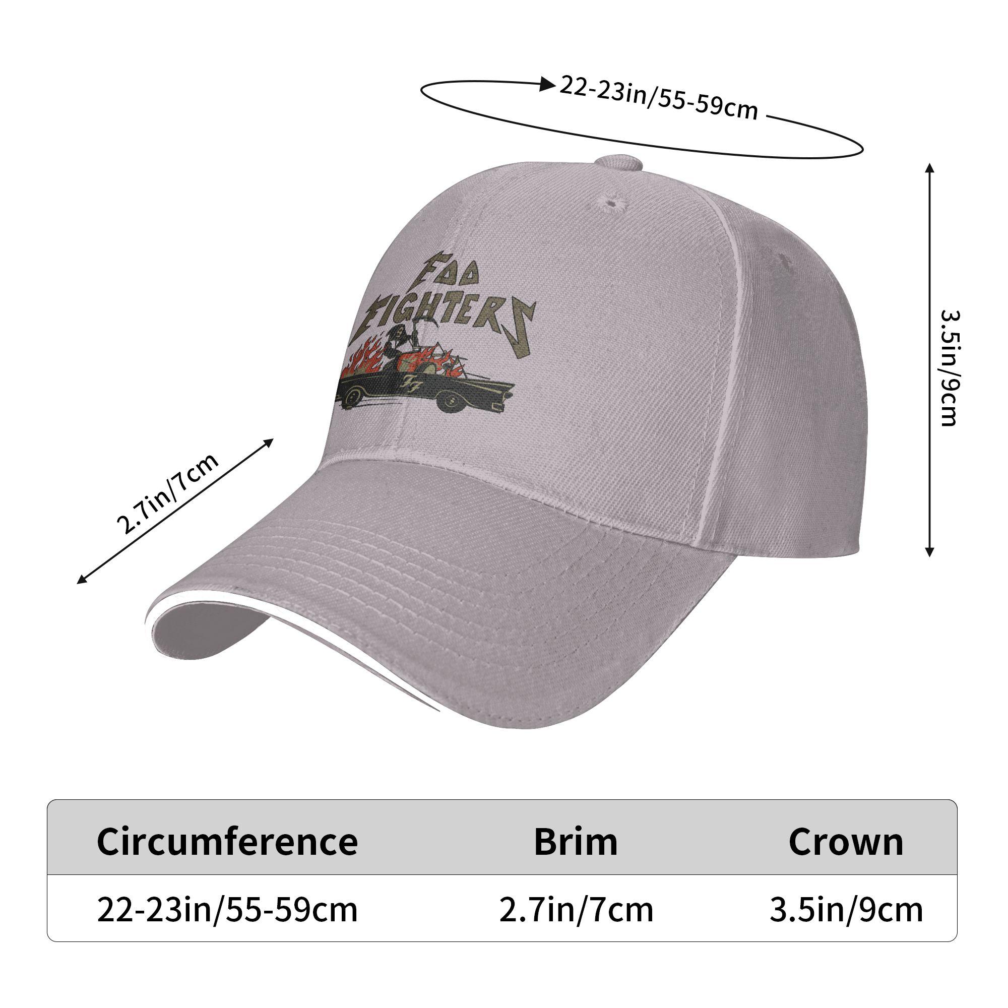 Foo Fighters Baseball Cap Fashion Trucker Hat Summer Men Women Kpop Rock Baseball Caps One Size