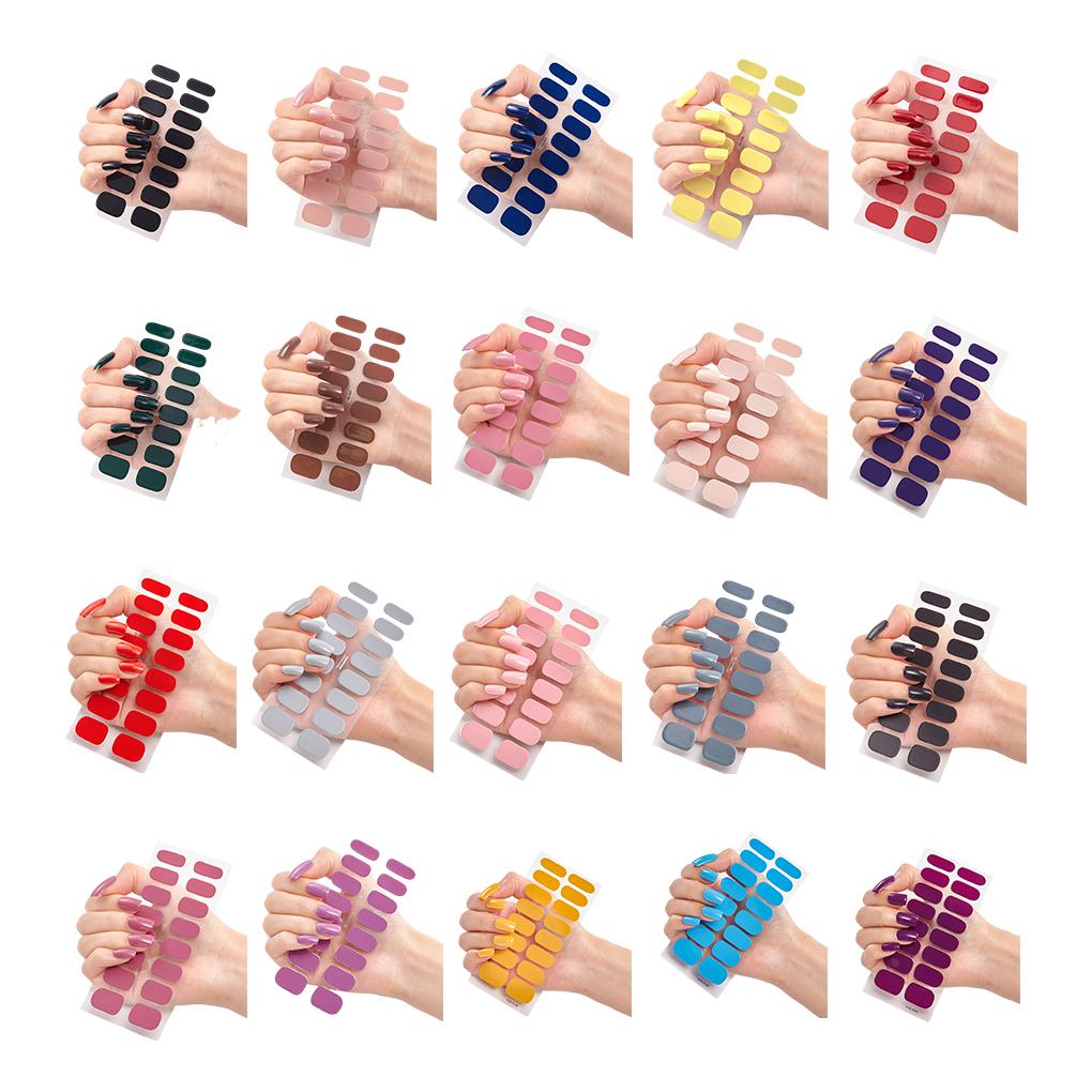 Nail Stickers Long-lasting And Fashionable Nail Art Deco Safe PVC Stickers For Nails Nail Wraps Simple And Easy, CS025