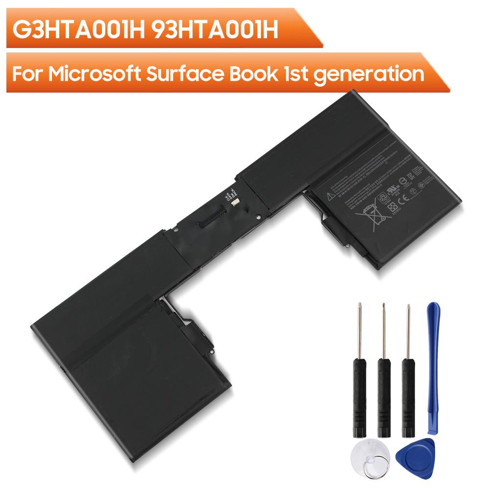 Replacement Battery G3HTA050H G3HTA001H G3HTA001H 93HTA001H For Microsoft Surface Book 1 1785 1703 Microsoft Surface Book2 1835 Keyboard