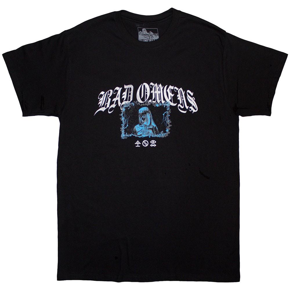 Bad Omens Gothic Band Logo T Shirt