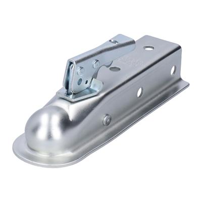 Adjustable Trailer Coupler Secure Coupling for 2in Hitch Ball 3500lbs Weight Capacity Anti Corrosion