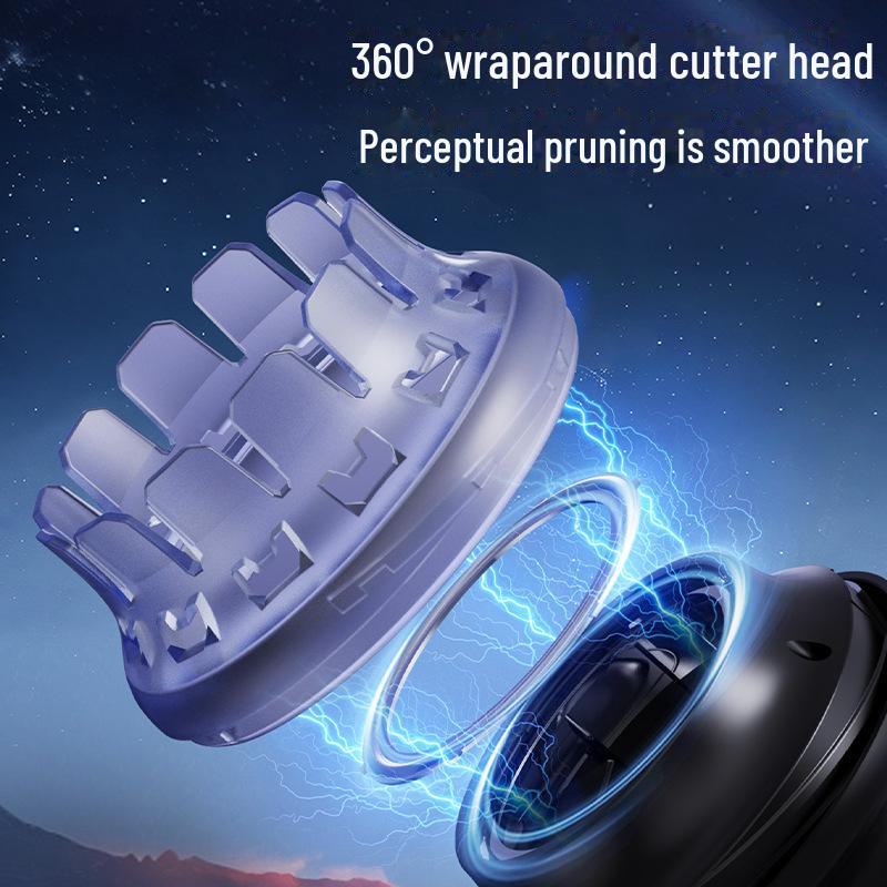 Intelligent Fully Automatic Men's Washable Electric Hair Clipper & Shaver (UFO Design)